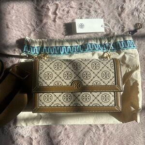 Tory Burch T-Monogram Mini Crossbody Bag NWT